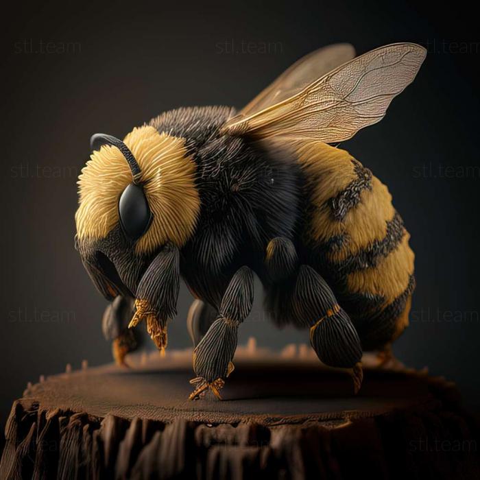 3D model Bombus jonellus (STL)